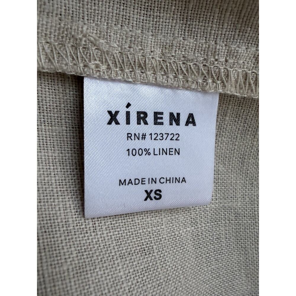 XIRENA Zadig Sleeveless Top Size XS Beige Tan $198 Cropped Lightweight - Picture 7 of 8